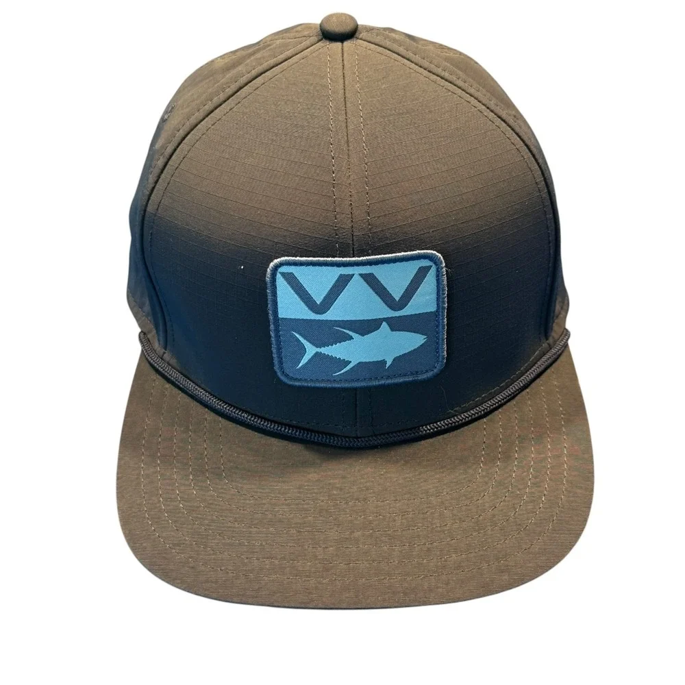 Vineyard Vines Youth Hat Navy Blue Snapback‎ with VV Fish Logo